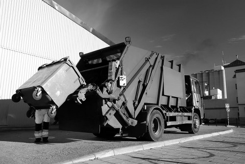 Eco-friendly office clearance process in action