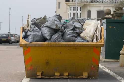 Professional team performing house clearance in Southgate